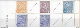 1972 Finnland Mi.MH 5**MNH Mit Rand-N° 98543  WAPPENLÖWE - Booklets