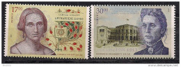 2013 Norwegen Norge Mi  1823-4  **MNH  200. Geburtstag Von Camilla Collett; 100 Jahre Frauenwahlrecht. - Unused Stamps