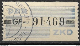 1959 DDR Mi. 27 GF    Used Zentraler Kurierdienst - Oblitérés