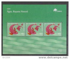 2001  Portugal   Yv. BF 164  Mi. Bl. 168** MNH Europa Water - Natural Treasure. - 2001