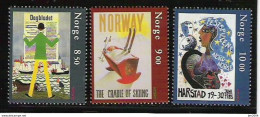 2003 Norwegen    Mi. 1479-81**MNH  Europa: Plakatkunst. - 2003