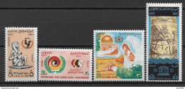 1971 Ägypten Mi. 1053-6**MNH  Unternehmungen Und Jubiläen Der Vereinten Nationen. - Neufs