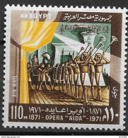 1971 Ägypten Mi. 1066**MNH    100 Jahre Oper „Aida - Neufs