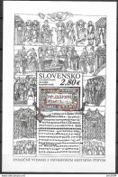 2018 Slowakei Slovensko  Mi. Bl.52**MNH   1150. J. Der Anerkennung Der Slawischen Liturgie Innerhalb Der Römisch-ka - Nuevos