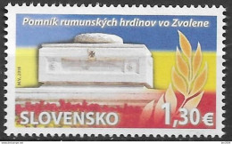 2018 Slowakei Slovensko  Mi. 835 **MNH 25 Jahre Diplomatische Beziehungen Zwischen Der Slowakei Und Rumänien - Unused Stamps