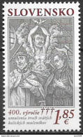 2019 Slowakei Slovensko  Mi. 880 **MNH   400. Jahrestag Des Martyriums Der Heiligen Von Kaschau. - Nuevos