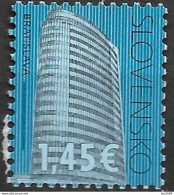 2018 Slowakei Slovensko  Mi. 837**MNH   Gebäude Der Allgemeinen Kreditbank (VÚB), Bratislava (1996) - Ungebraucht
