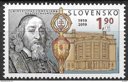 2019 Slowakei Slovensko  Mi. 877 **MNH   100 Jahre Comenius-Universität, Bratislava. - Ungebraucht