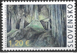 2019 Slowakei Slovensko  Mi. 876 **MNH  Demänováer Eishöhle - Ungebraucht