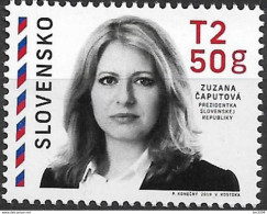 2019 Slowakei Slovensko  Mi. 875 **MNH Z : 13.1/2   Amtsantritt Von Zuzana Čaputová. - Ungebraucht