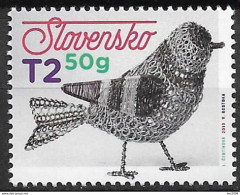 2019 Slowakei Slovensko  Mi. 864 **MNH  Vogel Aus Drahtgeflecht - Ungebraucht
