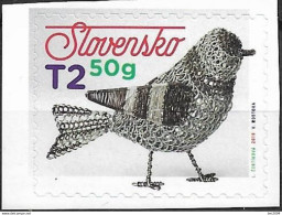 2019 Slowakei Slovensko  Mi. 865 **MNH  Vogel Aus Drahtgeflecht - Ungebraucht