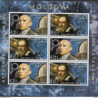 2009 Moldawien Moldova    Mi. H-Blatt 11 A    **MNH  Europa: Astronomie. - 2009