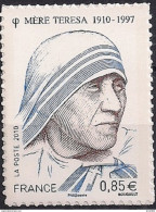 2010 Frankreich   Mi. 4869 **MNH   100. Geburtstag Der Mutter Teresa. Selbstklebend; - Neufs