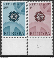 1967 Niederlande   Mi. 878-9 X   **MNH  Europa - 1967