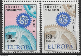 1967 Türkei  Mi. 2044-5 **MNH  Europa - 1967