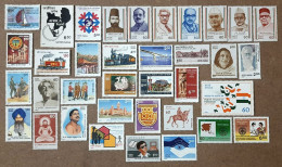 INDIA 1987 COMPLETE YEAR SET Of 56 Stamps MNH - Ungebraucht