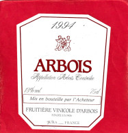 ARBOIS . 1994  .  FRUITIERE VINICOLE D'ARBOIS - Sonstige & Ohne Zuordnung