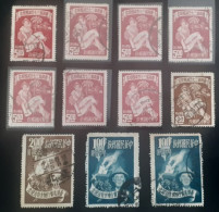 China 11 Piece Stamps Lot - Used Stamps