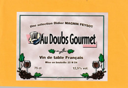 "  AU DOUBS GOURMET  "  UNE SELECTION DIDIER MAGNIN FEYSOT - Other & Unclassified