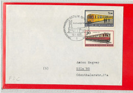 GERMANY - DEUTSCHE - FDC 1971 -  Treni TRAIN - 1971-1980