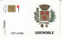 PIAF De GRENOBLE 200 Unites Sans Date Ni Tirage - PIAF Parking Cards