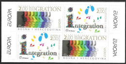 Bosna Bosnia Bosnien Croatian (Mostar) 2006 Europa Cept Mi.no. 171-72 MH Carnet Booklet MNH ** Postfrisch Neuf - 2006