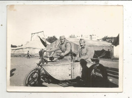Photographie, 115 X 85 Mm, Souvenir De Turquie, 1922, Militaria, Militaires , Moto, Side Car - Guerra, Militari