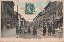 Grand Trou (69) - Route De Vienne (Circulé En 1909) (Lire Le Descriptif) - Lyon 8