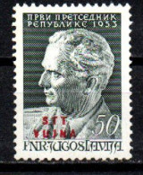 1953 - Italia - Trieste B 91 Compleanno Di Tito     ------- - Mint/hinged