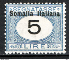 Somalia 1926 Segnatasse Sass.S50 */MH VF/F - Somalia