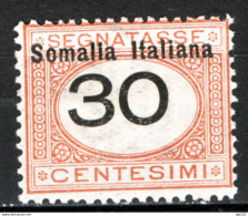 Somalia 1926 Segnatasse Sass.S44 */MH VF/F - Somalie