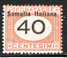 Somalia 1926 Segnatasse Sass.S45 */MH VF/F - Somalia