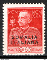 Somalia 1925 Sass.67 */MH VF/F - Somalië