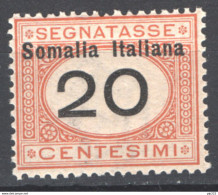 Somalia 1926 Segnatasse Sass.S43 */MH VF/F - Somalie