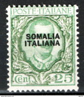 Somalia 1926 Sass.96 **/MNH VF/F - Somalia