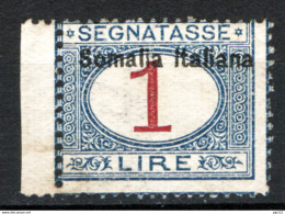 Somalia 1909 Segnatasse Sass.S19 */MH VF/F - Somalia