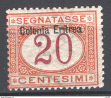 Eritrea 1903 Segnatasse Sass.S3 **/MNH VF/F - Erythrée