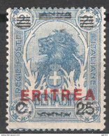 Eritrea 1924 Sass.84 **/MNH VF/F - Eritrea