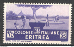 Eritrea 1933 Sass.208 **/MNH VF/F - Eritrea