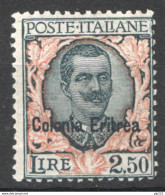 Eritrea 1928 Sass.127 **/MNH VF/F - Eritrea