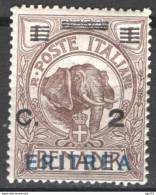 Eritrea 1924 Sass.80 **/MNH VF/F - Erythrée
