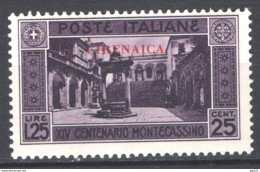 Cirenaica 1929 Sass.57 **/MNH VF/F - Cirenaica