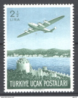 Turchia 1950 Posta Aerea Unif.A18 **/MNH VF/F - Poste Aérienne