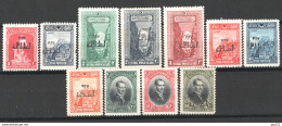 Turchia 1927 Unif.709/19 */MH VF/F - Nuevos