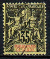 Inde - 1900 - Type Sage  - N° 17 - Oblit - Used - Usados