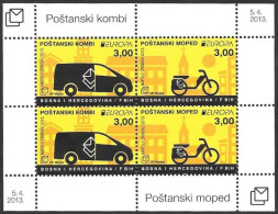 Bosna Bosnia Bosnien Croatian (Mostar) 2013 Europa Cept Mi.no. Bl. 29 (361-62) MNH ** Postfrisch Neuf - 2013