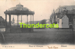 Delcampe - CPA DINANT PLACE ET KIOSQUE  - Dinant