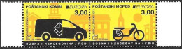 Bosna Bosnia Bosnien Croatian (Mostar) 2013 Europa Cept Mi.no. 361-62 Pair MNH ** Postfrisch Neuf - 2013