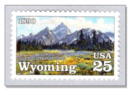 USA 1990 Grand Teton Range 100 Years Wyoming Mountains Berge Montagnes Montagne MNH ** - Ongebruikt